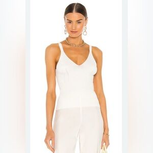 VALENTINA SHAH Taylor Knit Top In Cream